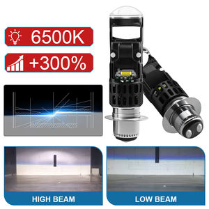 Mini Faro Universal para Motocicleta, Enchufe H4, 12V, 28W, 2800 Lúmenes, 6000K, Luz Alta/Baja, Proyector, para Bicicleta/Autos/Moto - Product Image 4