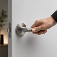 Porte simple en aluminium à cadre noir minimaliste de qualité supérieure pour balcon de villa, taille standard, haute précision, prix bas, livraison rapide