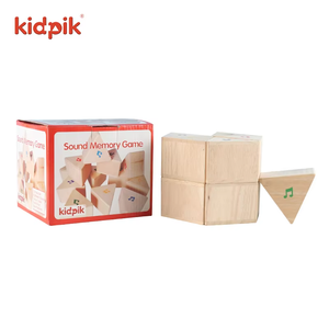 Kids Brinquedos Educativos Factory Toy Madeira Sound Blocking Brick Sound <span class=keywords><strong>Prism</strong></span> Building <span class=keywords><strong>Block</strong></span> Sets Stacking Music Toy Para Crianças - Product Image 5