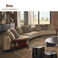 Canapé d'angle en tissu avec des caractéristiques uniques, éponge de haute qualité, mobilier de salon, ensemble de canapés modulaires de haute qualité