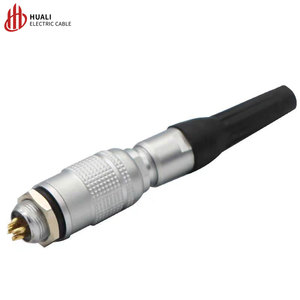 YC8 3-7 Pin Male/Female <strong>Socket</strong> <strong>8MM</strong> Quick Push Pull Plug Connector Gold Plating Brass Chrome Plated Housing for Automotive - Product Image 2