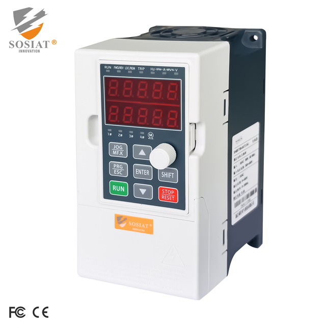 Single-Phase 1.5kW Variable Frequency Drive (VFD) with 220V Input and 380V Three-Phase Output for Compressors and Motors
