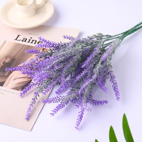 Fleurs artificielles, lavande artificielle, plantes en plastique pour la décoration de la maison, mariage, cuisine, jardin, patio, véranda, fenêtre, bureau