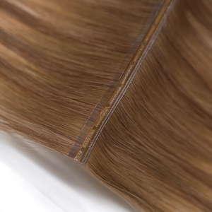 Extensions de <span class=keywords><strong>cheveux</strong></span> humains vierges non traités Lanxun Remy, cuticules alignées, trame papillon invisible, double épaisseur, mèches naturelles - Product Image 4