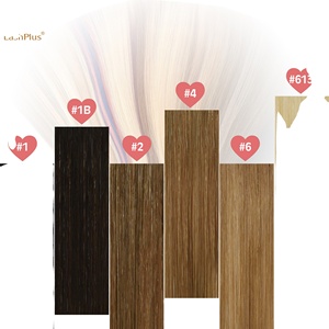Extensiones de <span class=keywords><strong>Cabello</strong></span> Humano 100% Real, Aspecto Natural, Suave y Duradero, en Negro, Rubio y Castaño <span class=keywords><strong>Oscuro</strong></span> - Product Image 3