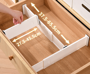 Divisores <span class=keywords><strong>de</strong></span> <span class=keywords><strong>cajones</strong></span> ajustables, <span class=keywords><strong>organizador</strong></span> <span class=keywords><strong>de</strong></span> almacenamiento modular <span class=keywords><strong>para</strong></span> guardarropa, <span class=keywords><strong>ropa</strong></span> <span class=keywords><strong>interior</strong></span>, calcetines y accesorios - Product Image 1