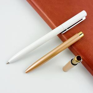 Selling Novel Rotation Black Simple Metal Gel Ink <b>Pen</b> With Business Advertising Printing Custom Logo for Office - Product Image 6