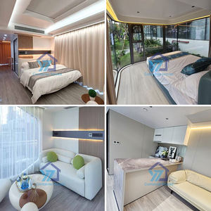 Capsule <span class=keywords><strong>de</strong></span> camping luxueuse et moderne avec système intelligent, panneau sandwich en aluminium étanche pour sites touristiques - Product Image 4