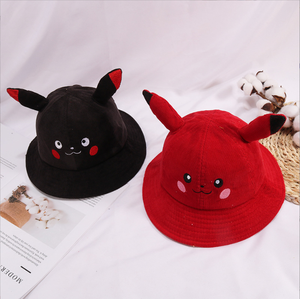 Pika-chu-gorro <span class=keywords><strong>de</strong></span> pescador para niños, sombrero <span class=keywords><strong>de</strong></span> pescador <span class=keywords><strong>Pokemon</strong></span>, novedad - Product Image 4