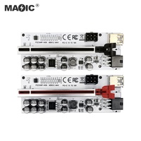 Carte d'extension Magelei 11 LED 10 condensateurs PCI-e Riser 16x V012 Pro Ver 012 Max PCI Express GPU Pcie Riser Card 012