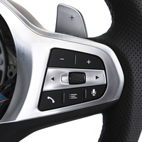 Volant en cuir semi-perforé personnalisé pour BMW X3 G01 X4 G02 G20 M340i G30 G31 M2 G87 M3 G80 M4 G82 M5 F90 X5M F95