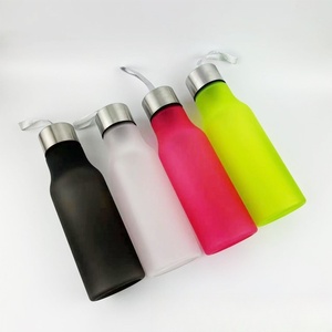 USA Outdoor <b>Sports</b> <b>Water</b> <b>Bottle</b> 650ml with Handle and Dull Polish for Camping and Adventures - Product Image 3