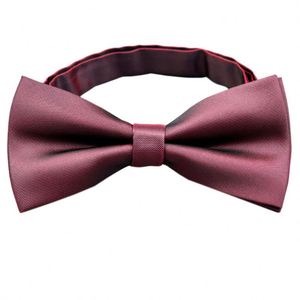 Corbata de Moño Clásica de Satén para Caballero, Ajustable, para Bodas y Fiestas - Product Image 3