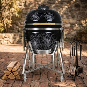 AUPLEX Parrilla Kamado de Carbón Grande de 27 Pulgadas en Oferta, OEM ODM, Logotipo Personalizado, <span class=keywords><strong>Barbacoa</strong></span> de Cerámica para Exteriores, Fácil de Limpiar, para Más de 10 Personas - Product Image 1