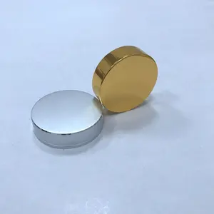 Shiny Silver 38ミリメートルAluminum Plastic Jar Lid For Glass Jar