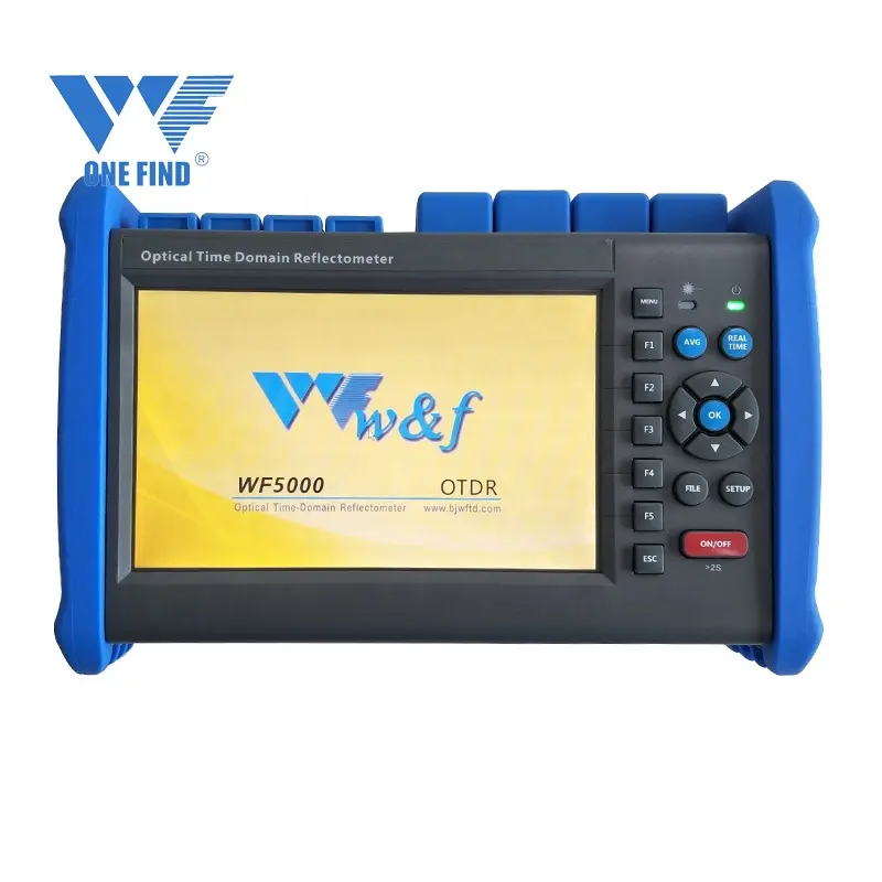 Onefind WF6000 fornecedor Pon OTDR otdr 1310/1550/1625nm 37/35/35db OPM VFL fonte de laser iolm filtrada 1625nm otdr