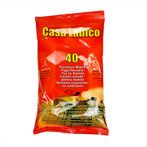 Toptan dokunmamış 25-100gsm ev temizlik mendilleri kokusuz/kokulu koku ev için pencere camı ıslak mendiller - Product Image 3