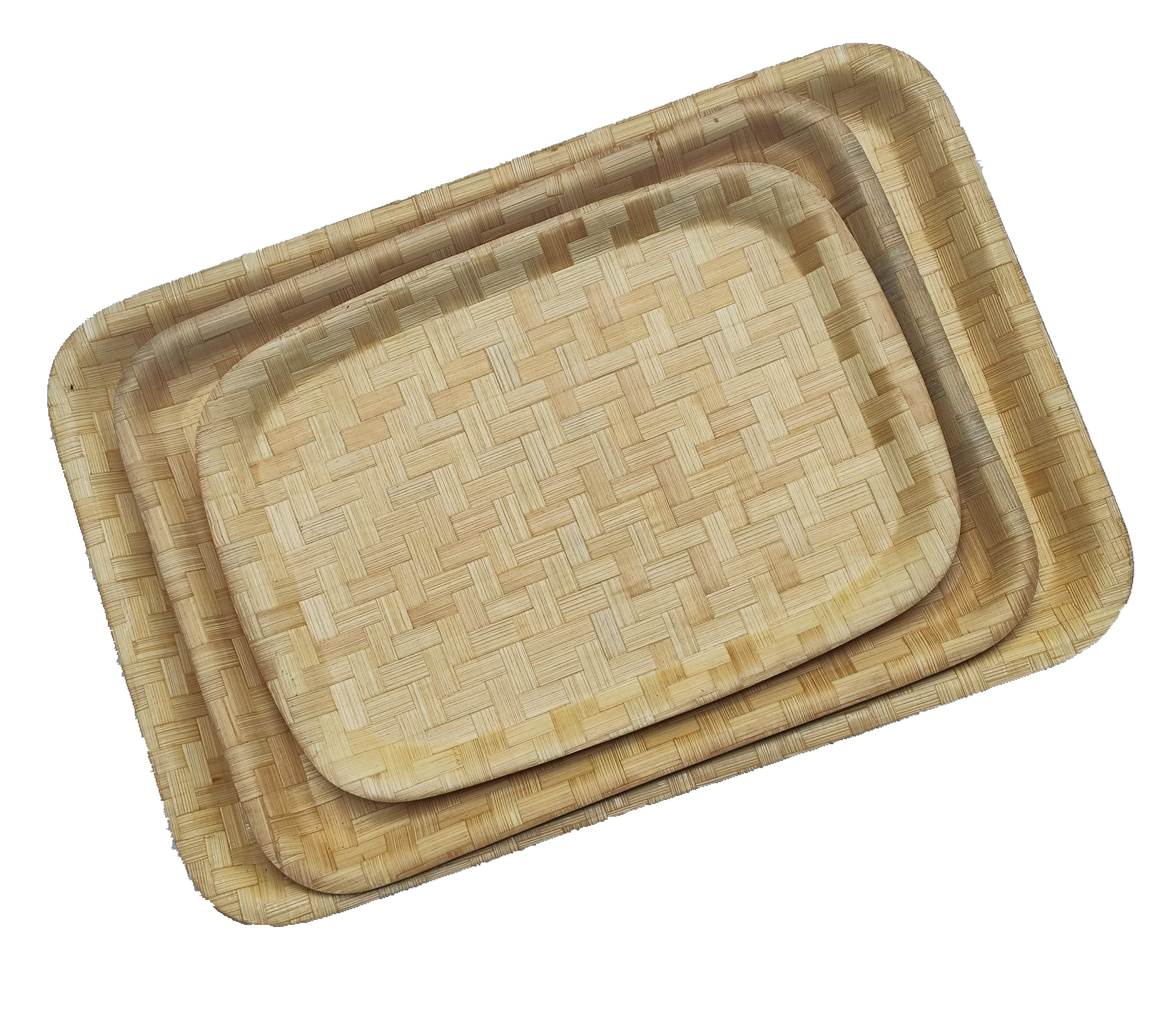 bamboo square plate