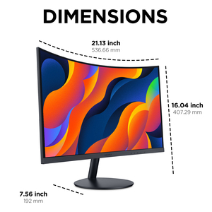 <span class=keywords><strong>KOORUI</strong></span> moniteurs à <span class=keywords><strong>écran</strong></span> incurvé 23.6 pouces VA Pc Monitor Lcd Pc Display 75HZ Business Computer Monitor for Office Use - Product Image 3