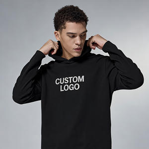 High Quality Cotton <b>Thick</b> <b>Fleece</b> Heavy Weight Oversized Hoodies Custom Print Logo Autumn ODM Windproof Pocket Men's Hoodies - Product Image 3