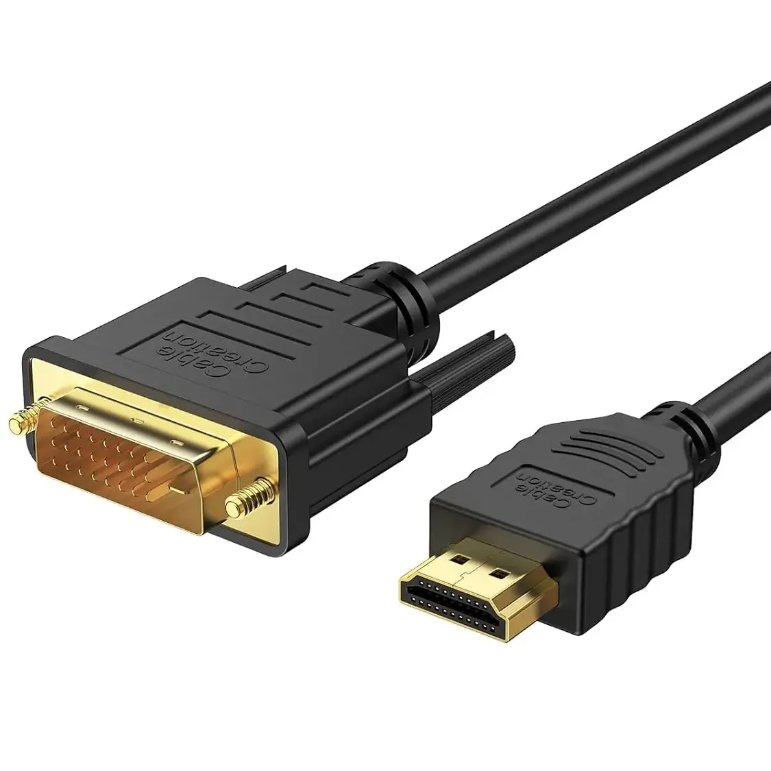 HDMI to DVI-D 24 + 1 고속 케이블 지원 1080P HD DVI to HDMI 어댑터