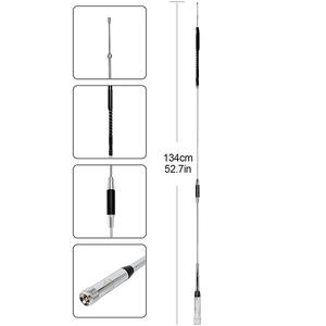 HH-<span class=keywords><strong>9000</strong></span> 10/6/2m/70cm גבוהה רווח Quad-Band נייד רדיו אנטנת רכב אנטנה עבור Tyt Wouxun Yaesu מידלנד Kenwood מוטורולה - Product Image 6