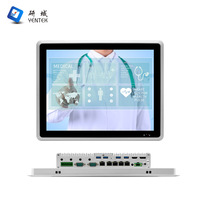 Panel PC Industrial de Automatización Intel J6412 N97 N305, 5 Puertos RJ45 LAN POE 15W RS232, Resistente al Agua IP65, Táctil Capacitivo, Sin Ventilador