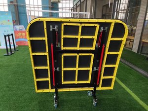 <span class=keywords><strong>Table</strong></span> de football et de tennis de <span class=keywords><strong>table</strong></span> pliable en bois et acier, imperméable, durable, écologique, avec roues mobiles, pour usage extérieur/intérieur C-TOP - Product Image 2