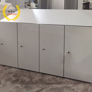 Armario de Almacenamiento Compacto Laminado Ecológico de Doble Puerta, Resistente a la Humedad y al Fuego, para Uso en Cocina, en el Centro Comercial Villa 2 Compact Lo - Product Image 6