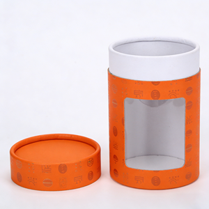 Boîte cadeau ronde en papier recyclable, rigide, personnalisable avec logo, couleur et taille - Product Image 4