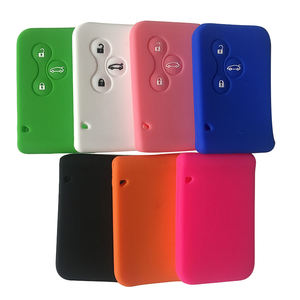 CRH voiture télécommande porte-clés étui en Silicone adapté pour Renault Clio Logan Megane <span class=keywords><strong>2</strong></span> 3 Koleos trafic captur grand <span class=keywords><strong>scenic</strong></span> 3 accessoires - Product Image 1