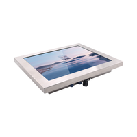 Moniteur tactile LCD extérieur Full HD 1080p de 17, 19, 21 pouces avec boîtier en acier inoxydable, luminosité élevée de 1000 nits, étanche IP67, pour usage professionnel