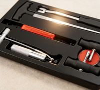 Juego de 7 Herramientas para Reparación de Vidrios de Automóviles, Desmontador de Parabrisas, Extractor de Tiras, Herramienta de Perforación para Vehículos