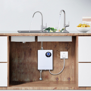 Unidad de Ducha Eléctrica con Calentamiento Instantáneo, Mini <span class=keywords><strong>Calentador</strong></span> de Agua para Baño, Impermeable IPX6, 3800w - Product Image 4