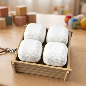 Juguete de Escritorio Miniatura Antiestrés con Diseño de Tofu, Impreso en 3D con PLA Ecológico, para Uso Familiar y de Fiesta, Regalo/Promoción - Product Image 5