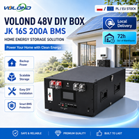VOLOND NOUVEAU V3 V19 BMS 48V 15KWh Batterie LiFePO4 Résidentielle Empilable Rechargeable Stockage Solaire IP54 Métal