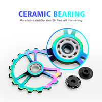 CYCLAMI Nouvelle roue de dérailleur en carbone avec roulement en céramique et poulie surdimensionnée