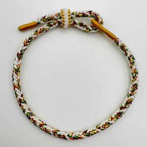 2025 thời trang mới trắng đa Dây trang sức may mắn tay bện Chuỗi vòng đeo tay điều chỉnh phong cách hợp thời trang bán buôn cho quà tặng - Product Image 1