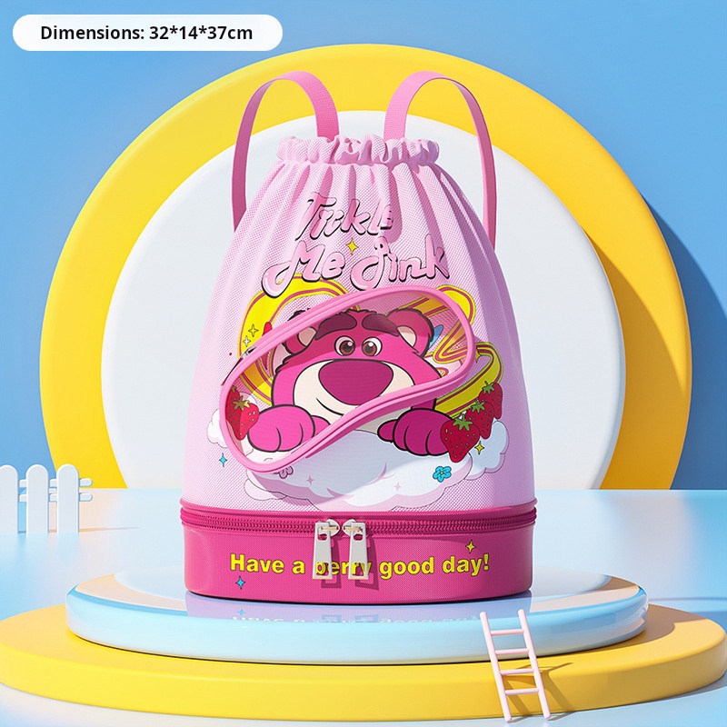 Scomparto per scarpe con orsetto rosa fragola