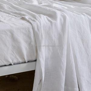 Ensemble <span class=keywords><strong>de</strong></span> literie en lin européen naturel 100% lin français, ensemble <span class=keywords><strong>de</strong></span> couette en lin pur, ensemble <span class=keywords><strong>de</strong></span> draps plats et ajustés, vente en gros - Product Image 2