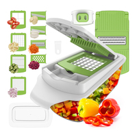 Handmatige Groente-En Uiensnijder Voor Voedselsnijder Mandoline Vegetarische Haksnijder Fruit-En Groentegereedschap