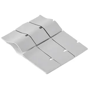 Coussinets thermiques feuille de Silicone ignifuge résistante aux hautes températures conductrice électrique Durable pliable pour l'électronique