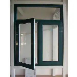 Soundproof Double Glazed Insulated Aluminium Glass Casement Windows Energy Efficient Casement Window