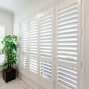 Persianas <span class=keywords><strong>de</strong></span> Madera Blancas <span class=keywords><strong>de</strong></span> Primera Calidad, Contraventanas <span class=keywords><strong>de</strong></span> Madera <span class=keywords><strong>de</strong></span> Tilo para Sala <span class=keywords><strong>de</strong></span> Estar, Baño y Casa - Product Image 5