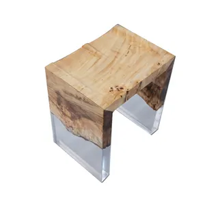Stampi da tavolo per produttore di resina epossidica indurente ad alta trasparenza prezzo da tavolo piano in legno solido tavolino in resina