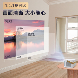 DLP <b>Projector</b> F8 Home HD 1080P Smart <b>Android</b> <b>Projector</b> for KTV B&Bs Hotels Foot Baths Offices - Product Image 2