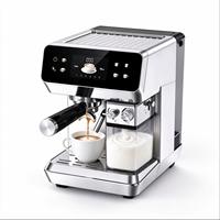 Machine à expresso 20 bars avec écran tactile, mousseur à lait automatique, réservoir d'eau amovible pour la préparation d'expresso, de latte et de cappuccino