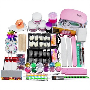 <span class=keywords><strong>Kit</strong></span> de démarrage pour nail art, résine, gel cristal, <span class=keywords><strong>poudre</strong></span> blanche transparente, <span class=keywords><strong>poudre</strong></span> pailletée 12 couleurs, pointes d'ongles françaises Yanxi - Product Image 1