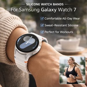 Bracelet de montre en silicone à motif ondulé pour <span class=keywords><strong>Samsung</strong></span> Galaxy <span class=keywords><strong>Watch</strong></span> 7 40/44 mm - Product Image 3