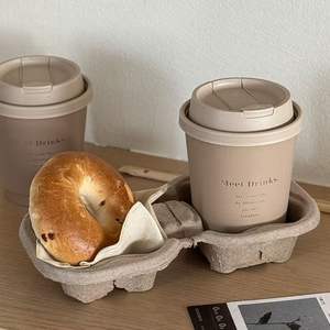 Tapa de vaso de papel para manualidades de doble pared desechable, respetuoso con el medio ambiente JN, vaso de embalaje de papel reciclable de un solo uso - Product Image 6